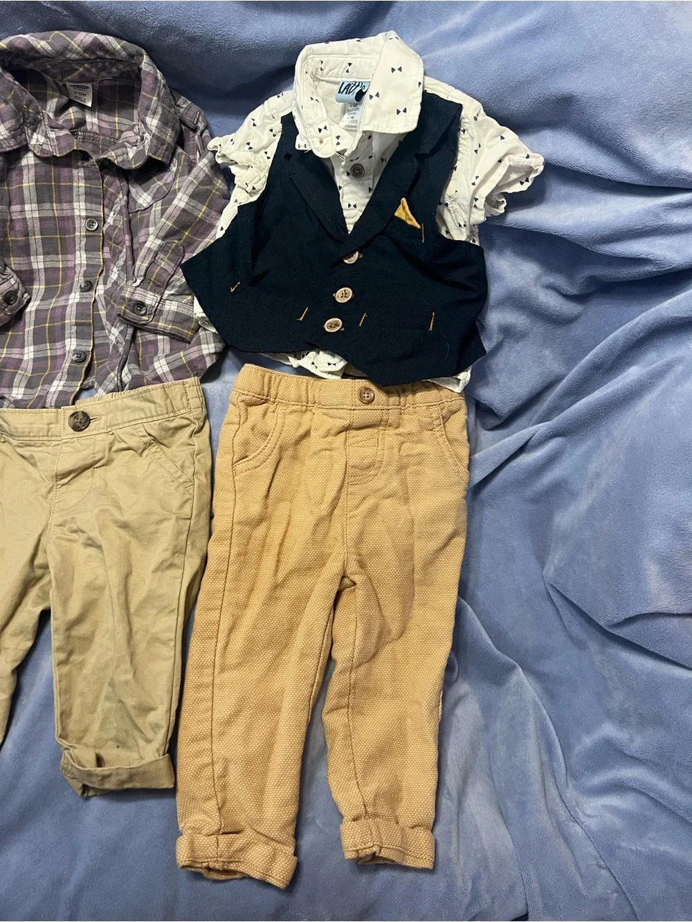 Baby boy 6 months 8 piece clothing bundle shirts pants